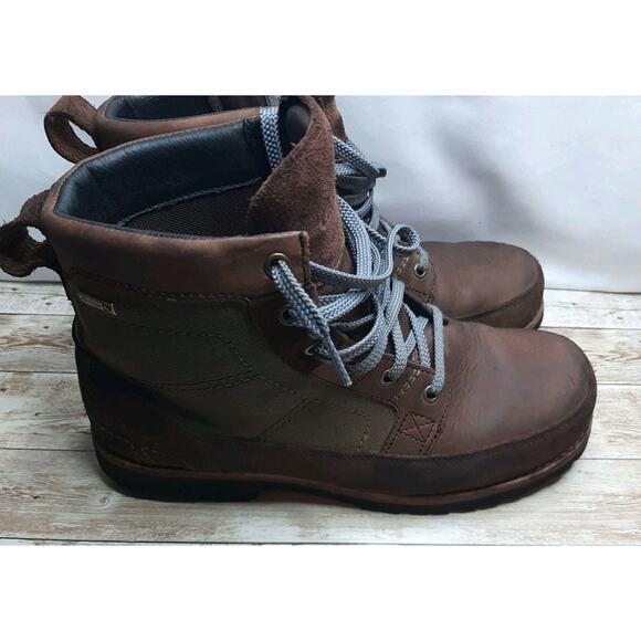 Men Cabela's 4 Sz 10M Brown Leather Ankle Boot Hunting Hiking Outdoors - Picture 8 of 16